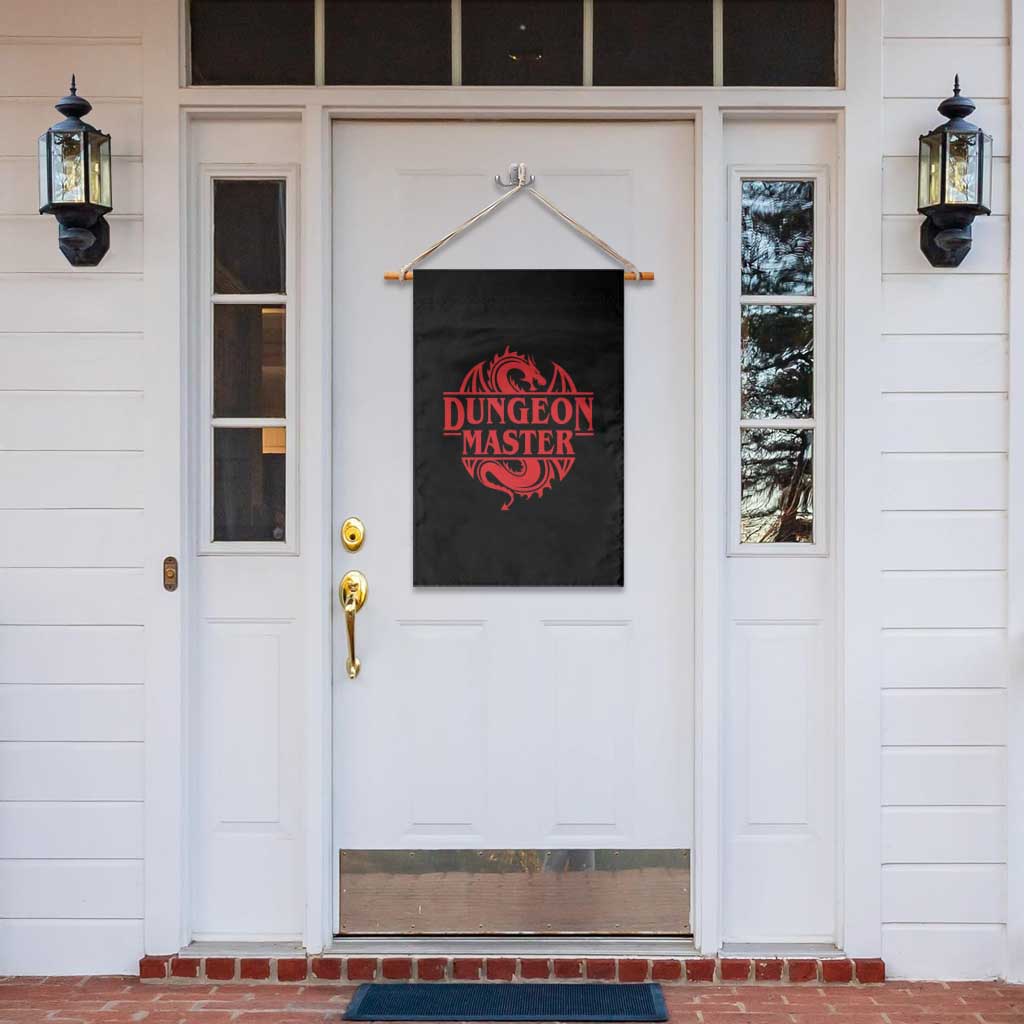 Funny Dungeon Master Garden Flag RPG Gamer D20 Tabletop Red Dragon - Wonder Print Shop