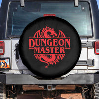 Funny Dungeon Master Spare Tire Cover RPG Gamer D20 Tabletop Red Dragon - Wonder Print Shop
