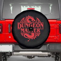 Funny Dungeon Master Spare Tire Cover RPG Gamer D20 Tabletop Red Dragon - Wonder Print Shop