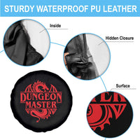 Funny Dungeon Master Spare Tire Cover RPG Gamer D20 Tabletop Red Dragon - Wonder Print Shop