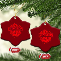 Funny Dungeon Master Ceramic Ornament RPG Gamer D20 Tabletop Red Dragon - Wonder Print Shop