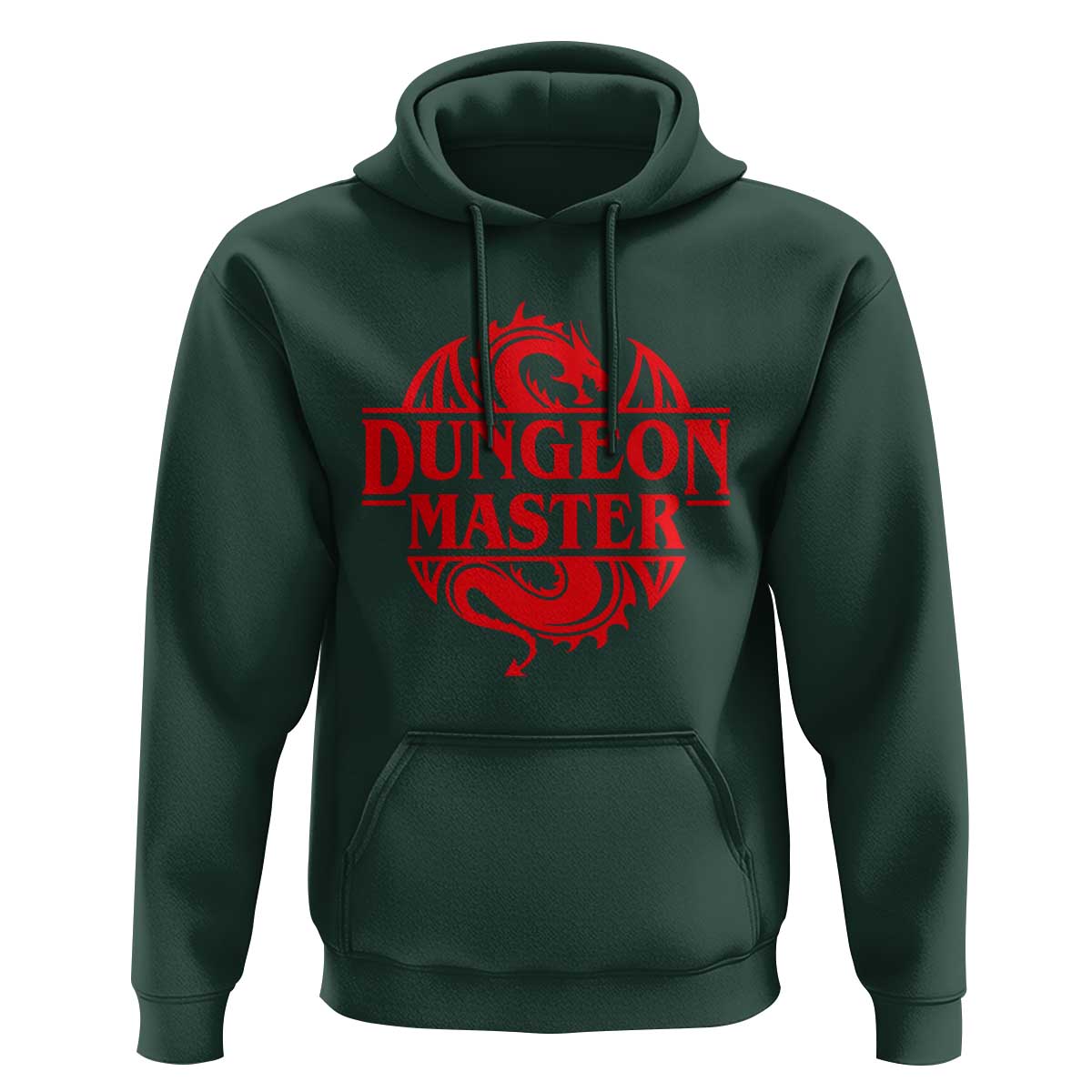 Funny Dungeon Master Hoodie RPG Gamer D20 Tabletop Red Dragon - Wonder Print Shop