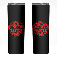 Funny Dungeon Master Skinny Tumbler RPG Gamer D20 Tabletop Red Dragon - Wonder Print Shop