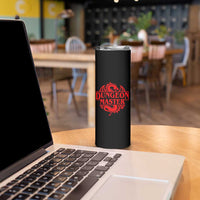 Funny Dungeon Master Skinny Tumbler RPG Gamer D20 Tabletop Red Dragon - Wonder Print Shop