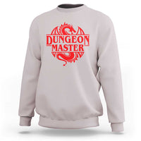 Funny Dungeon Master Sweatshirt RPG Gamer D20 Tabletop Red Dragon - Wonder Print Shop