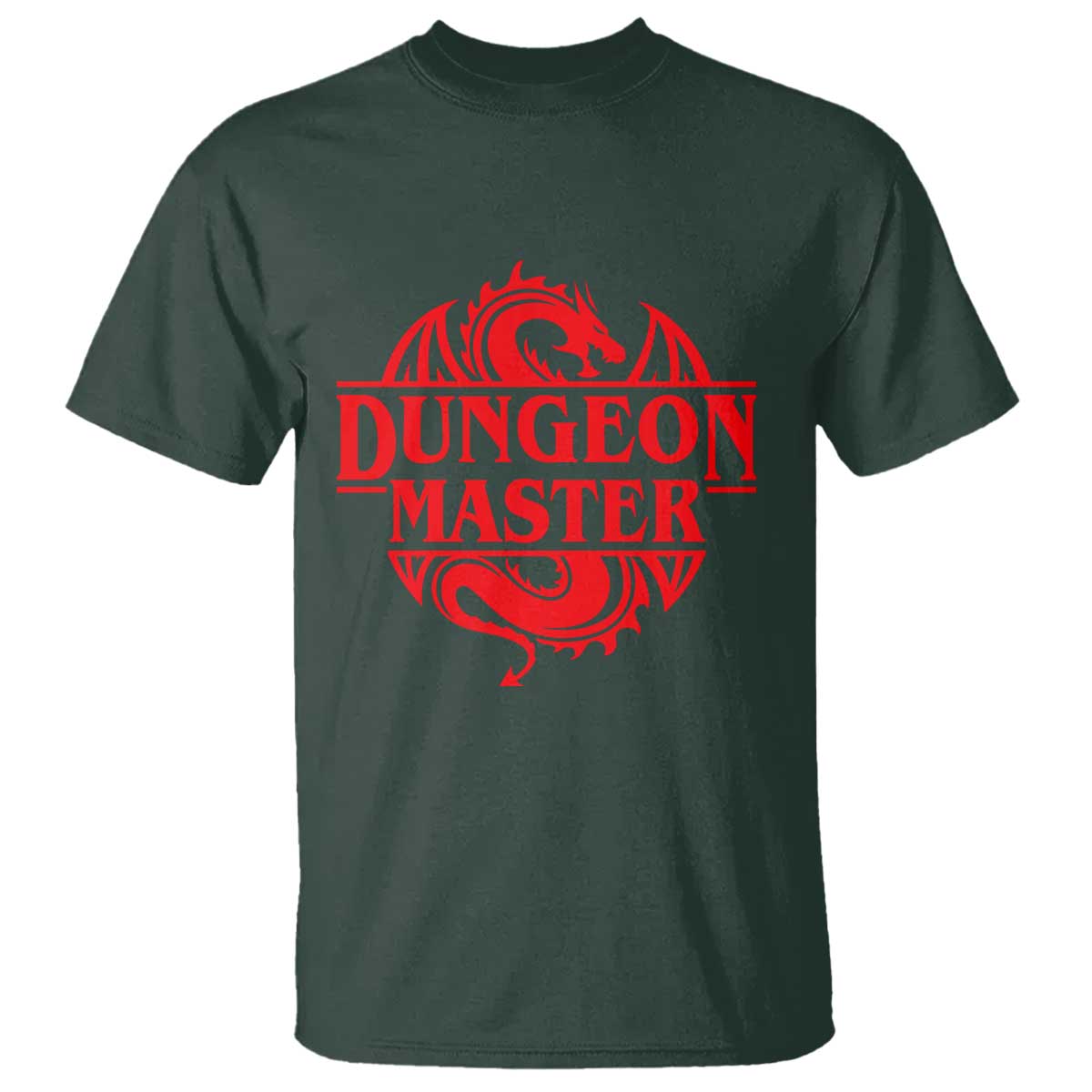 Funny Dungeon Master T Shirt RPG Gamer D20 Tabletop Red Dragon - Wonder Print Shop