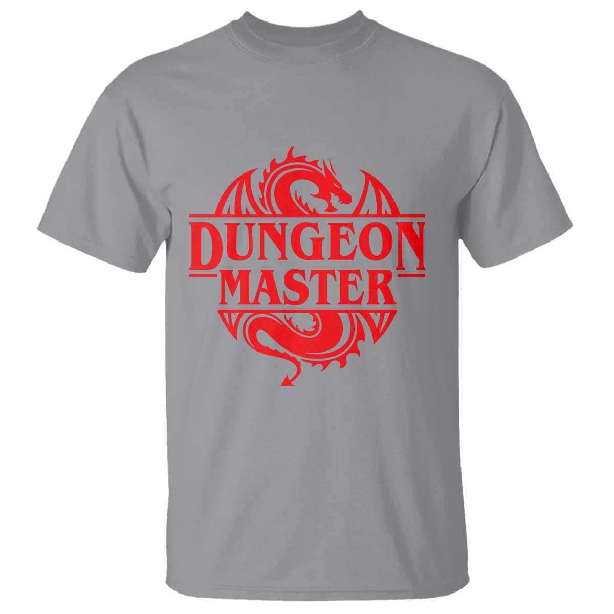 Funny Dungeon Master T Shirt RPG Gamer D20 Tabletop Red Dragon - Wonder Print Shop