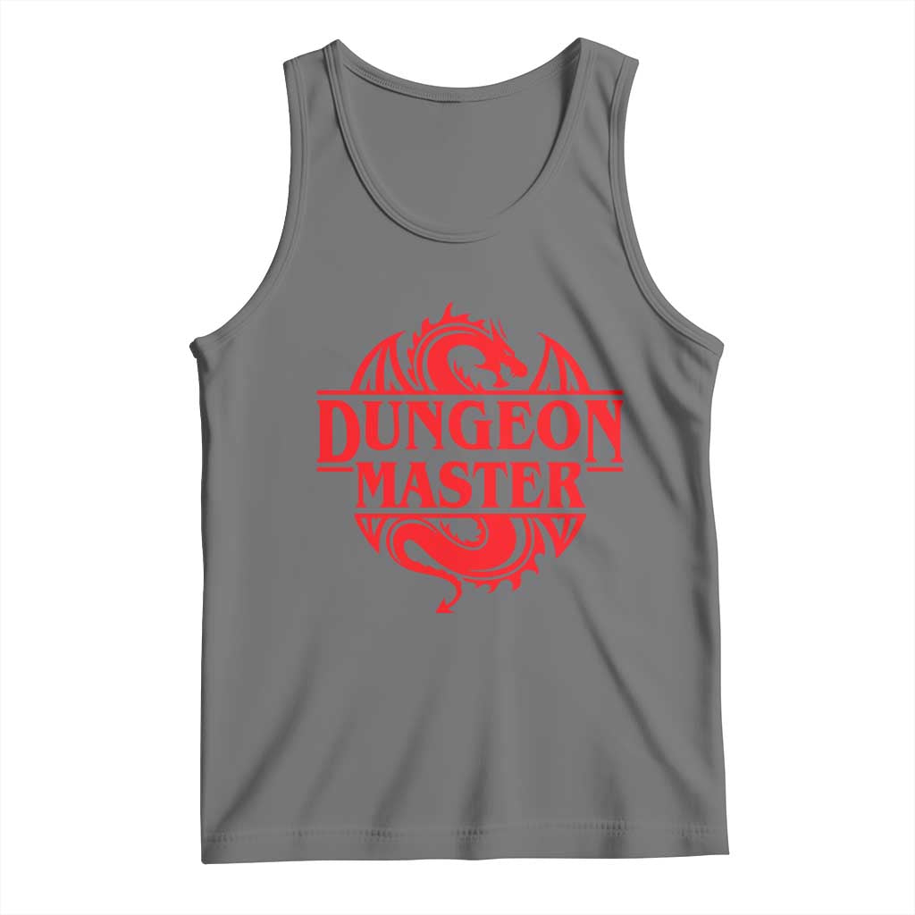 Funny Dungeon Master Tank Top RPG Gamer D20 Tabletop Red Dragon - Wonder Print Shop