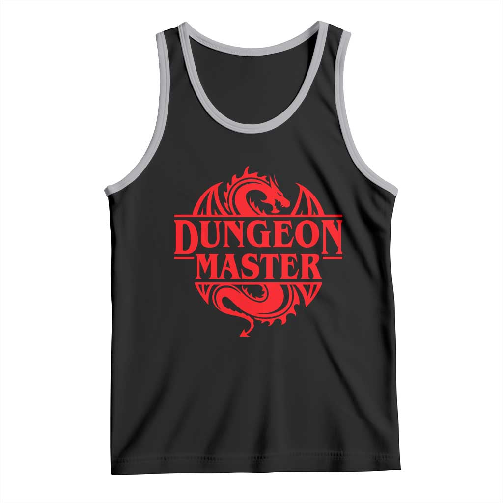 Funny Dungeon Master Tank Top RPG Gamer D20 Tabletop Red Dragon - Wonder Print Shop