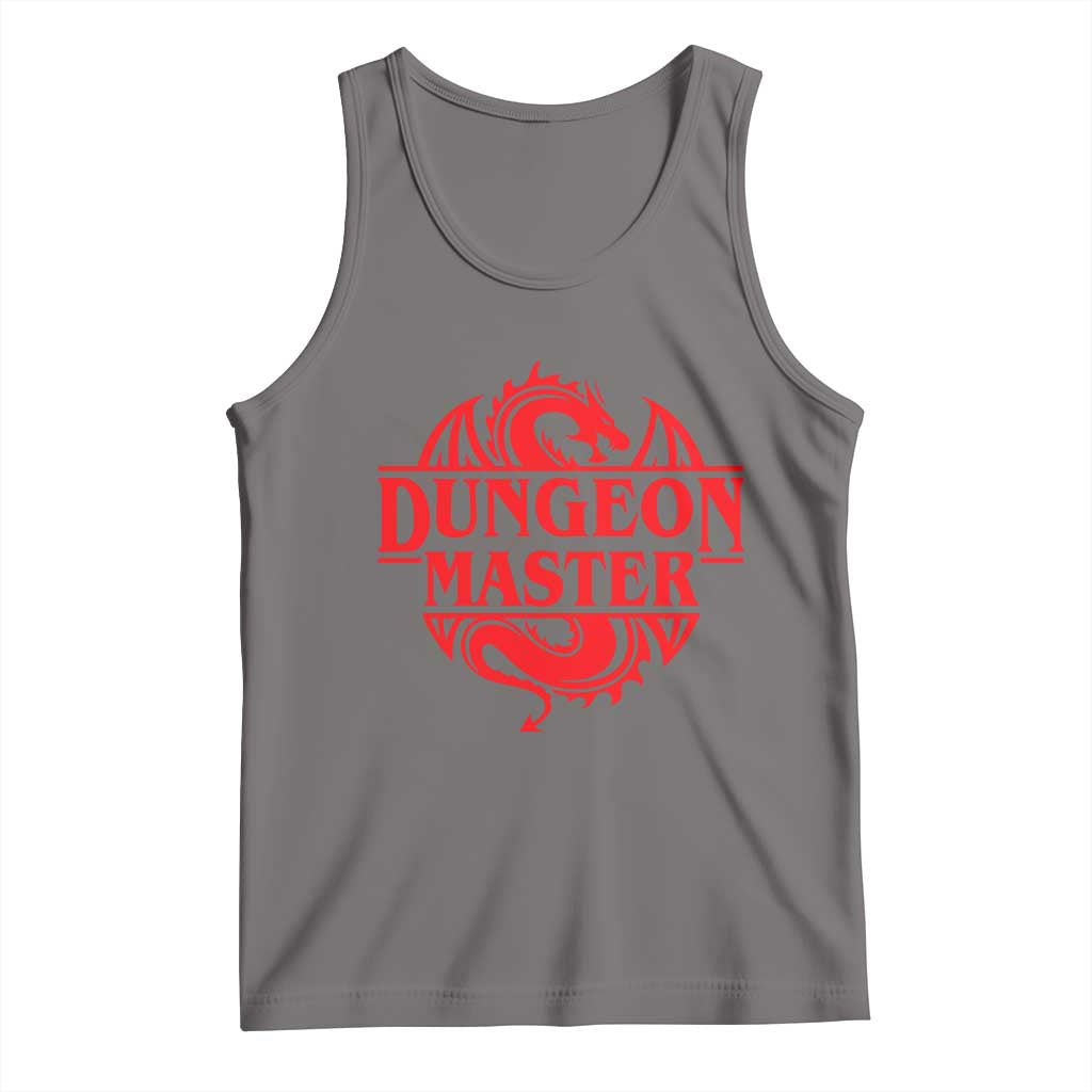 Funny Dungeon Master Tank Top RPG Gamer D20 Tabletop Red Dragon - Wonder Print Shop