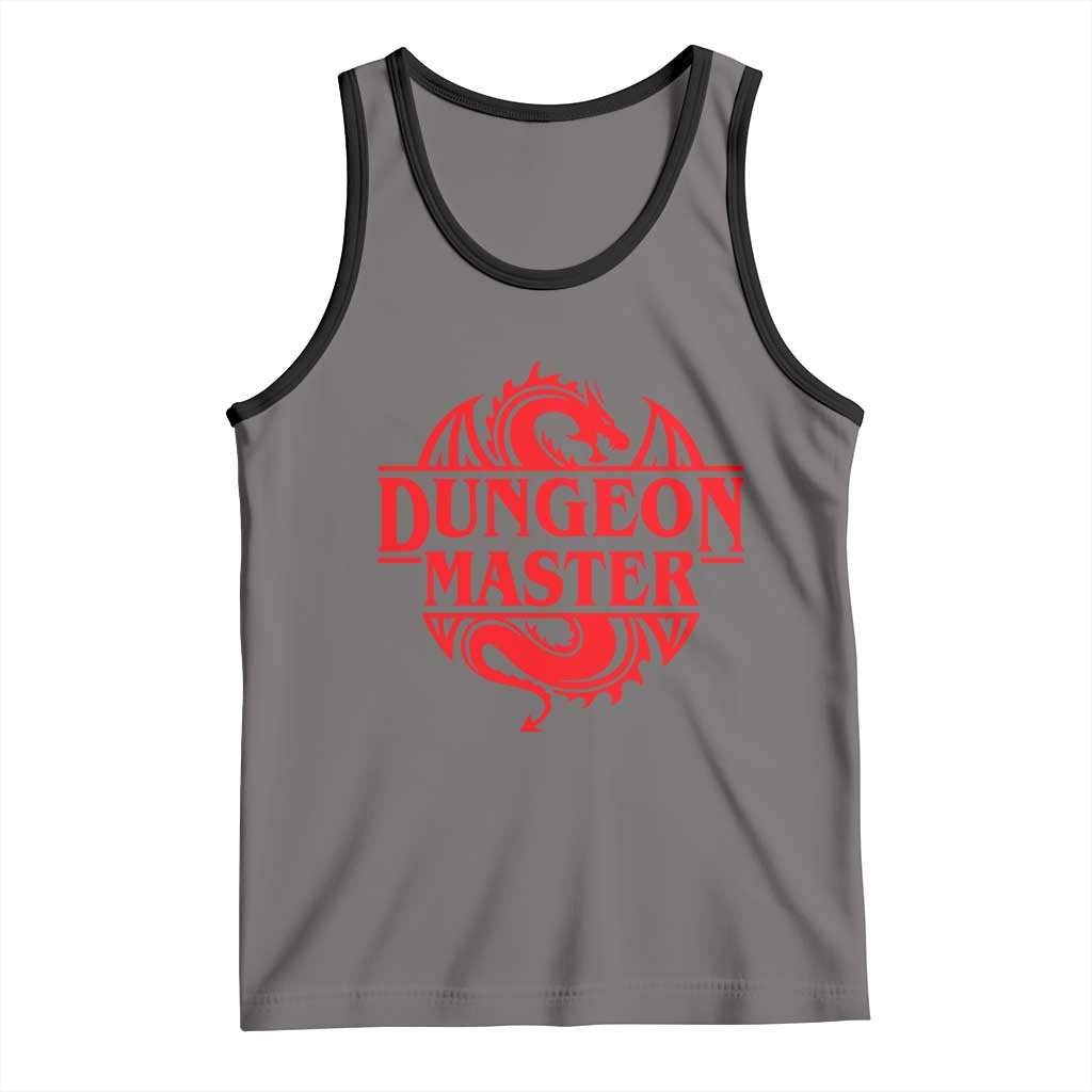 Funny Dungeon Master Tank Top RPG Gamer D20 Tabletop Red Dragon - Wonder Print Shop