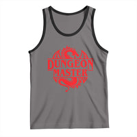 Funny Dungeon Master Tank Top RPG Gamer D20 Tabletop Red Dragon - Wonder Print Shop