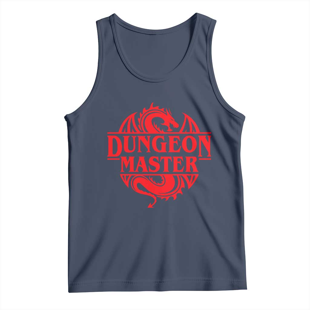 Funny Dungeon Master Tank Top RPG Gamer D20 Tabletop Red Dragon - Wonder Print Shop