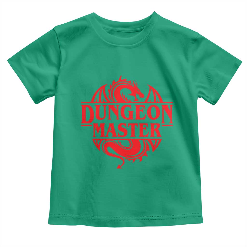 Funny Dungeon Master Toddler T Shirt RPG Gamer D20 Tabletop Red Dragon - Wonder Print Shop