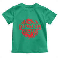 Funny Dungeon Master Toddler T Shirt RPG Gamer D20 Tabletop Red Dragon - Wonder Print Shop