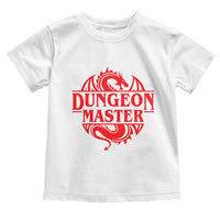 Funny Dungeon Master Toddler T Shirt RPG Gamer D20 Tabletop Red Dragon - Wonder Print Shop