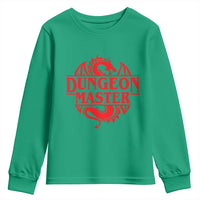 Funny Dungeon Master Youth Sweatshirt RPG Gamer D20 Tabletop Red Dragon - Wonder Print Shop