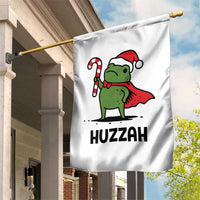 Funny Christmas Huzzah Frog Knight Meme Quote Garden Flag - Wonder Print Shop