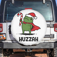 Funny Christmas Huzzah Frog Knight Meme Quote Spare Tire Cover - Wonder Print Shop