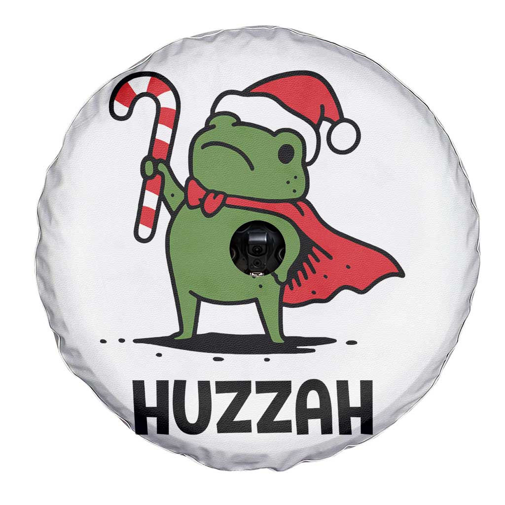 Funny Christmas Huzzah Frog Knight Meme Quote Spare Tire Cover - Wonder Print Shop