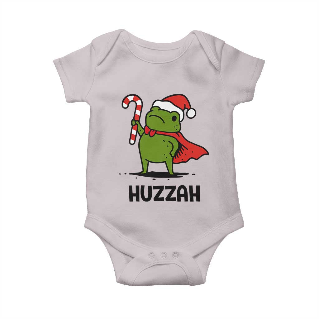 Funny Christmas Huzzah Frog Knight Meme Quote Baby Onesie - Wonder Print Shop