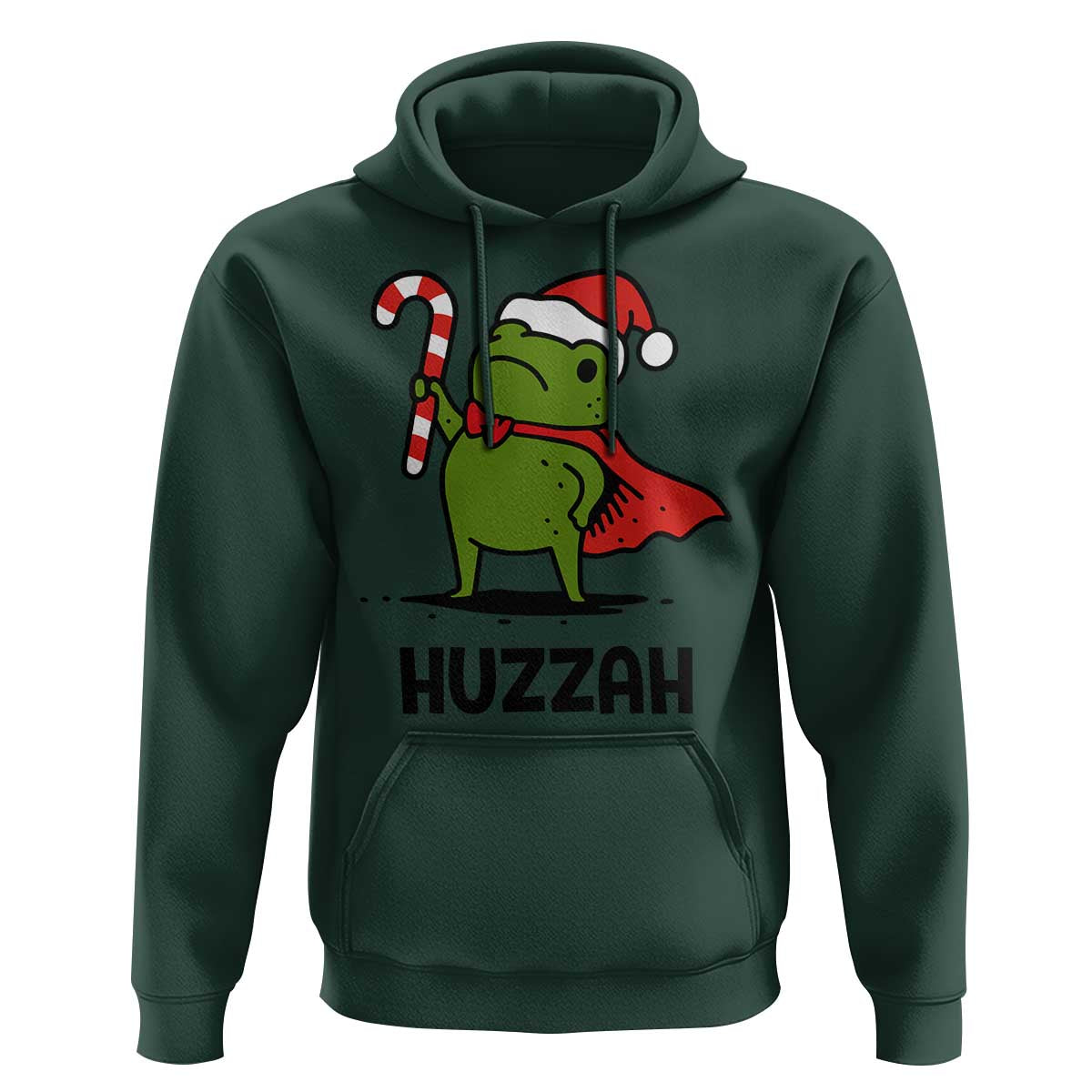 Funny Christmas Huzzah Frog Knight Meme Quote Hoodie - Wonder Print Shop