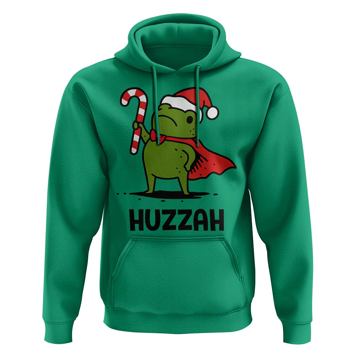 Funny Christmas Huzzah Frog Knight Meme Quote Hoodie - Wonder Print Shop