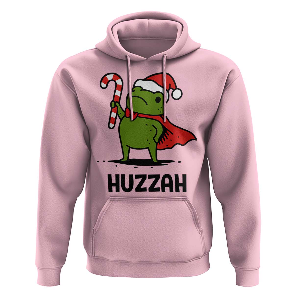 Funny Christmas Huzzah Frog Knight Meme Quote Hoodie - Wonder Print Shop