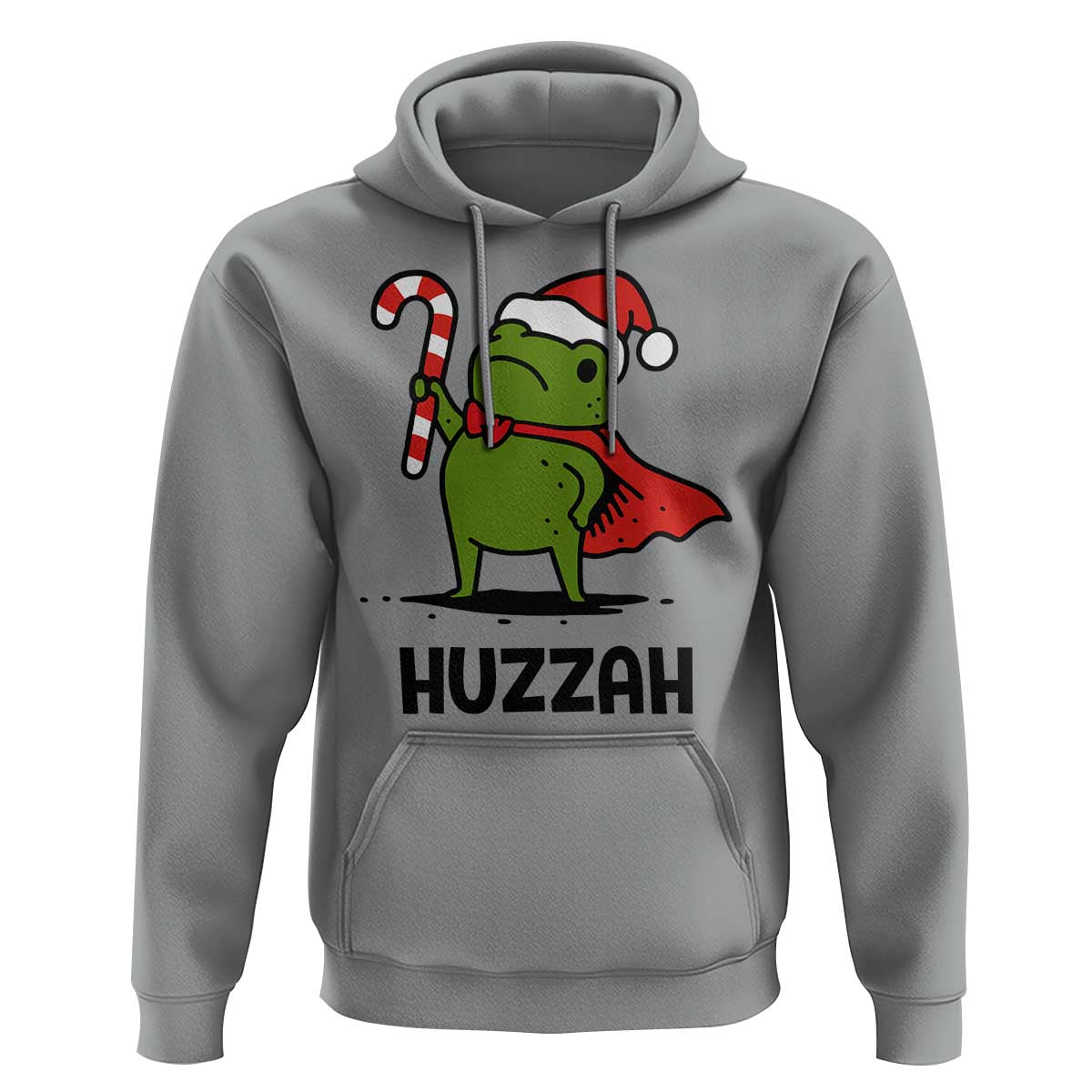 Funny Christmas Huzzah Frog Knight Meme Quote Hoodie - Wonder Print Shop