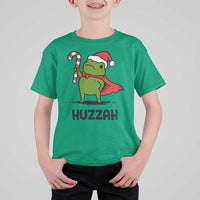 Funny Christmas Huzzah Frog Knight Meme Quote T Shirt For Kid - Wonder Print Shop