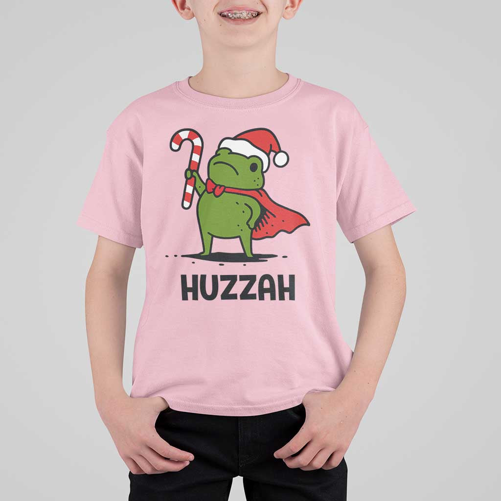 Funny Christmas Huzzah Frog Knight Meme Quote T Shirt For Kid - Wonder Print Shop