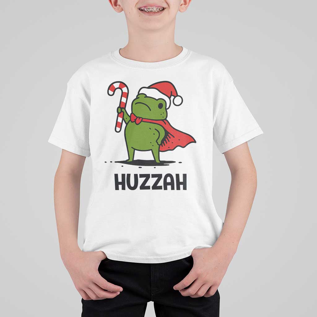Funny Christmas Huzzah Frog Knight Meme Quote T Shirt For Kid - Wonder Print Shop