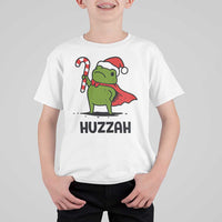Funny Christmas Huzzah Frog Knight Meme Quote T Shirt For Kid - Wonder Print Shop