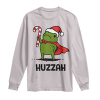 Funny Christmas Huzzah Frog Knight Meme Quote Long Sleeve Shirt - Wonder Print Shop