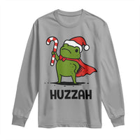 Funny Christmas Huzzah Frog Knight Meme Quote Long Sleeve Shirt - Wonder Print Shop