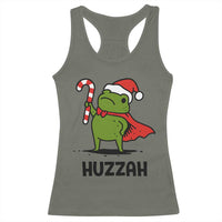 Funny Christmas Huzzah Frog Knight Meme Quote Racerback Tank Top - Wonder Print Shop
