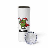Funny Christmas Huzzah Frog Knight Meme Quote Skinny Tumbler - Wonder Print Shop