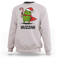 Funny Christmas Huzzah Frog Knight Meme Quote Sweatshirt - Wonder Print Shop