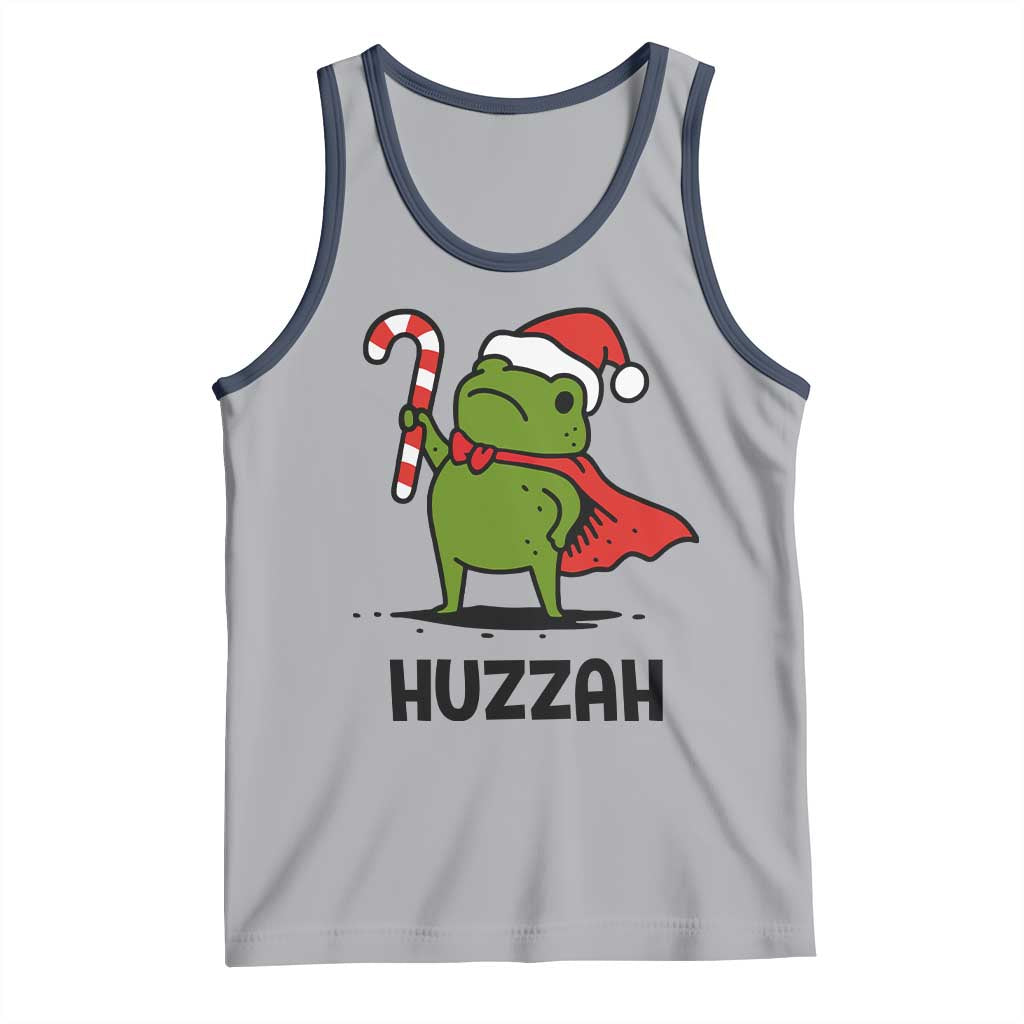 Funny Christmas Huzzah Frog Knight Meme Quote Tank Top - Wonder Print Shop