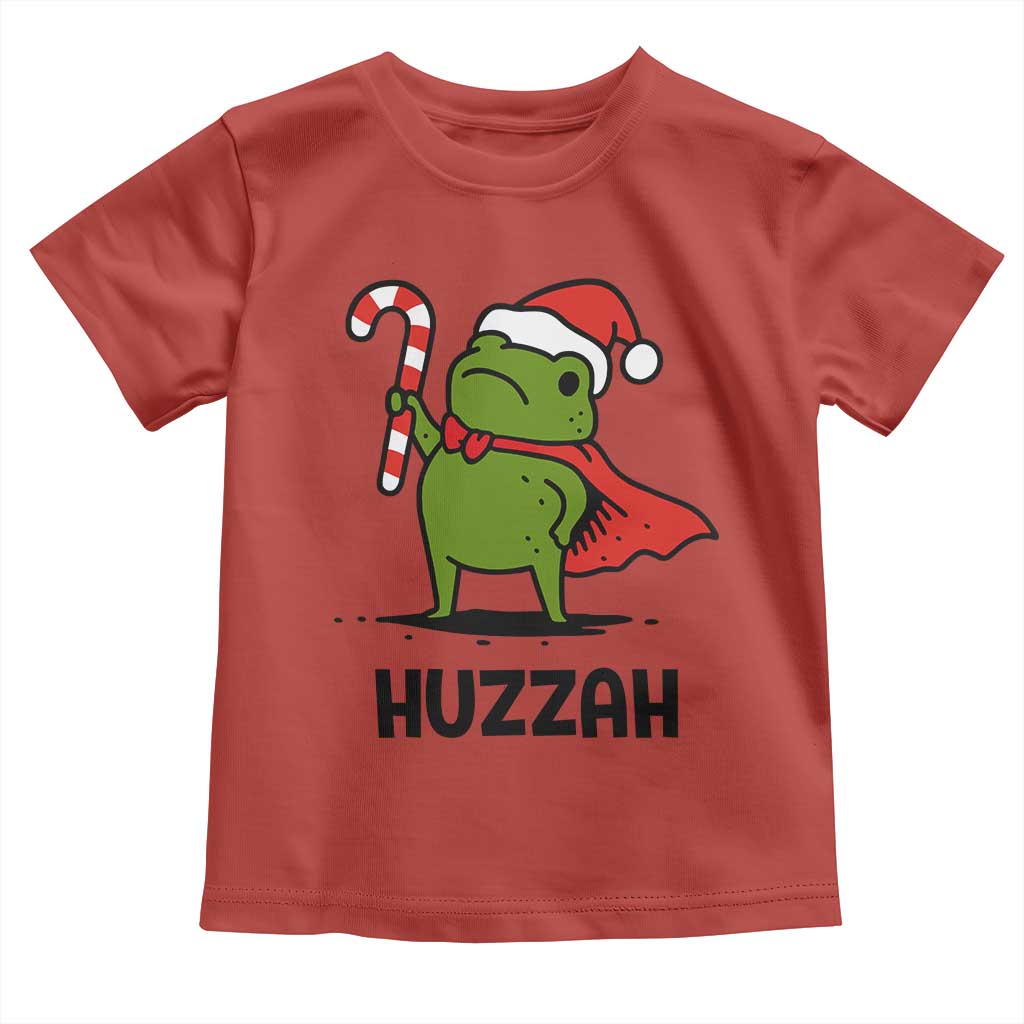 Funny Christmas Huzzah Frog Knight Meme Quote Toddler T Shirt - Wonder Print Shop