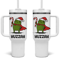 Funny Christmas Huzzah Frog Knight Meme Quote Tumbler With Handle - Wonder Print Shop