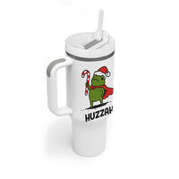Funny Christmas Huzzah Frog Knight Meme Quote Tumbler With Handle - Wonder Print Shop