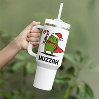 Funny Christmas Huzzah Frog Knight Meme Quote Tumbler With Handle - Wonder Print Shop