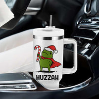 Funny Christmas Huzzah Frog Knight Meme Quote Tumbler With Handle - Wonder Print Shop