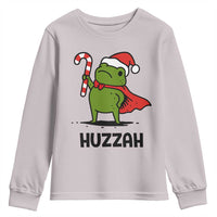 Funny Christmas Huzzah Frog Knight Meme Quote Youth Sweatshirt - Wonder Print Shop