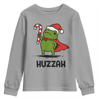 Funny Christmas Huzzah Frog Knight Meme Quote Youth Sweatshirt - Wonder Print Shop