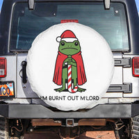 Funny Christmas Frog Knight Spare Tire Cover I Am Burnt Out M Lord Medieval Meme - Wonder Print Shop