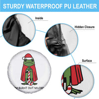 Funny Christmas Frog Knight Spare Tire Cover I Am Burnt Out M Lord Medieval Meme - Wonder Print Shop