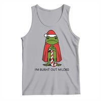 Funny Christmas Frog Knight Tank Top I Am Burnt Out M Lord Medieval Meme - Wonder Print Shop