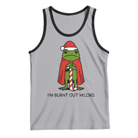 Funny Christmas Frog Knight Tank Top I Am Burnt Out M Lord Medieval Meme - Wonder Print Shop